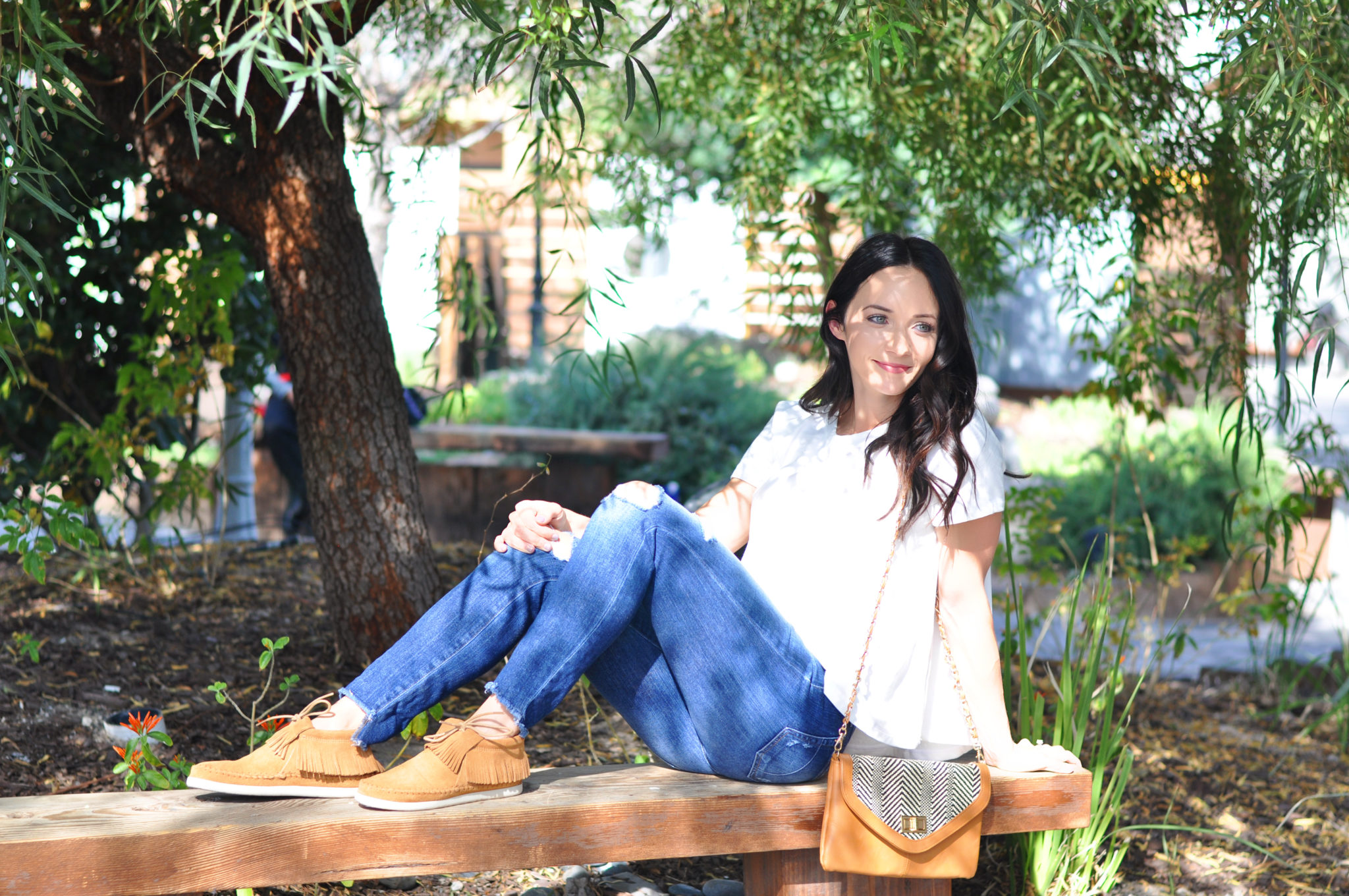 How to Style Moccasins for Women by popular Las Vegas fashion blogger, Outfits & Outings