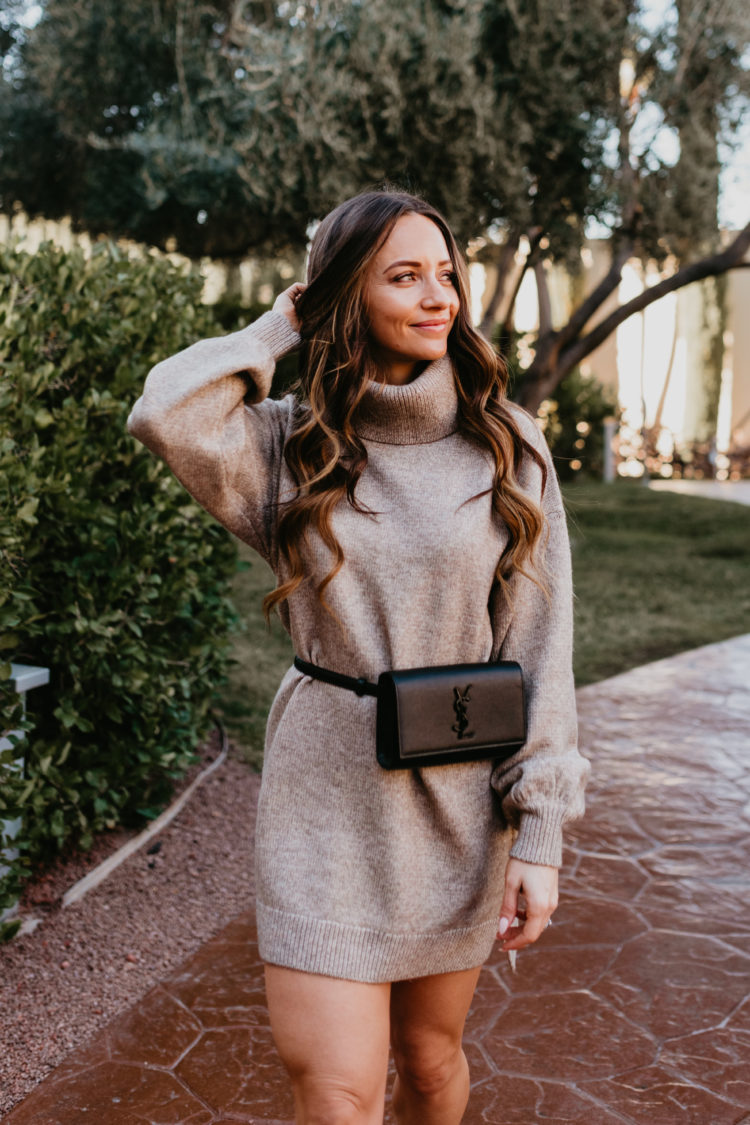 YSL Kate Belt Bag styled by top Las Vegas fashion blogger, Outfits & Outings