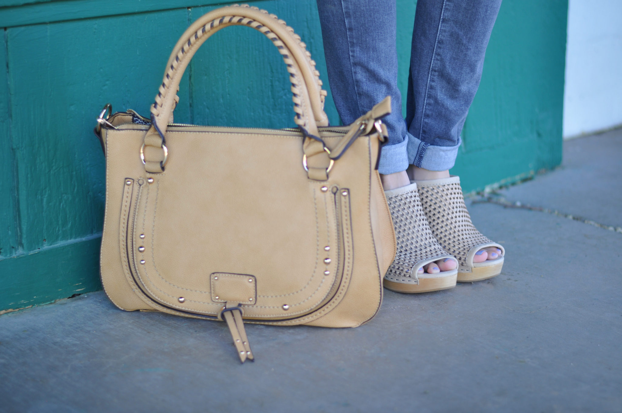 Destin hot sale satchel camel