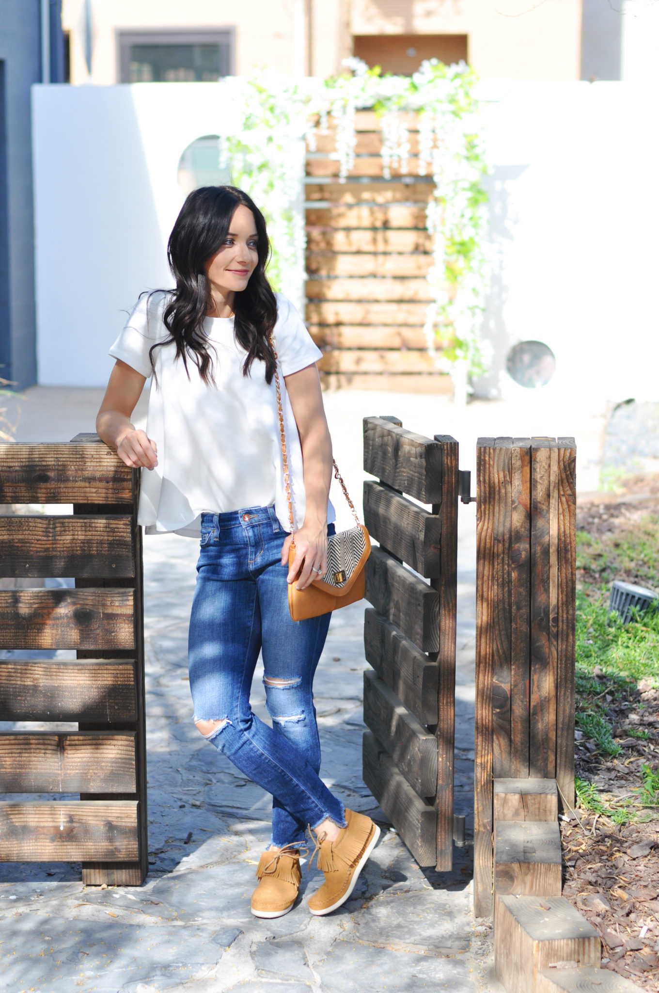 How to Style Moccasins for Women by popular Las Vegas fashion blogger, Outfits & Outings