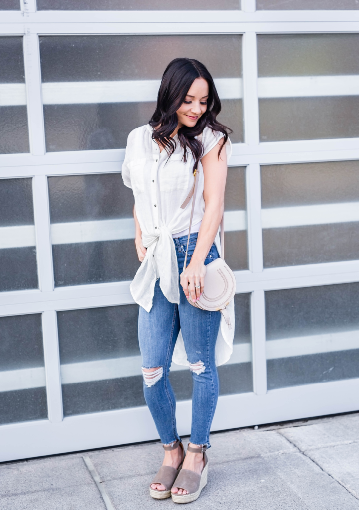 Breezy Linen Top | Spring Outfit Ideas | Outfits & Outings