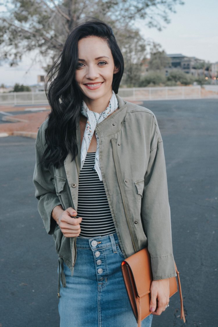 olive military jacket - My Favorite Items Still In Stock from the Nordstrom Anniversary Sale by popular Las Vegas fashion blogger Outfits & Outings