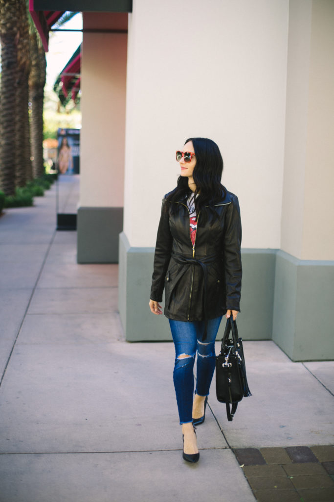 Leather Jacket Outfit Options | Outfits & Outings Fashion Blog