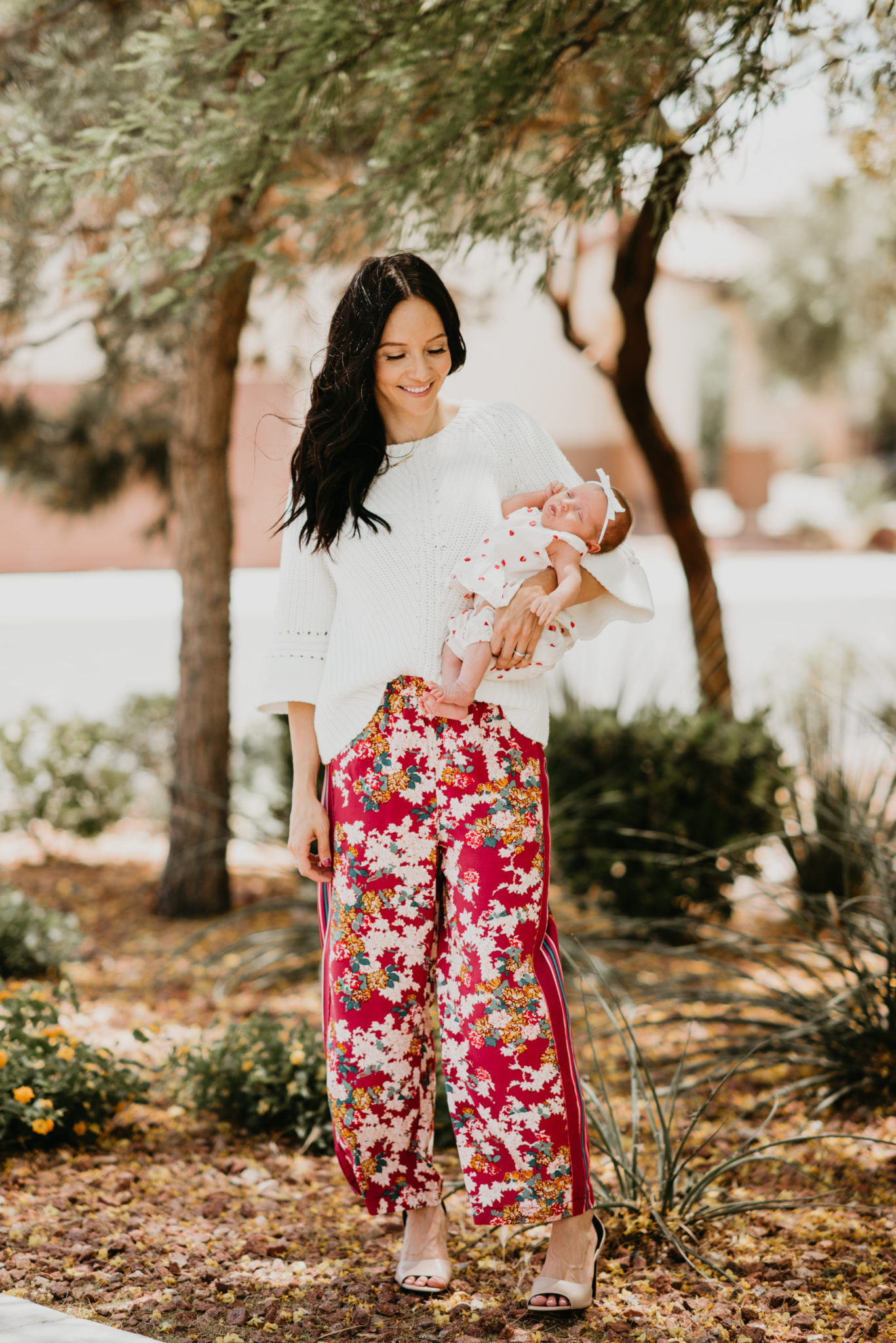 Light Weight Printed Pants featured by popular Las Vegas fashion blogger, Outfits & Outings