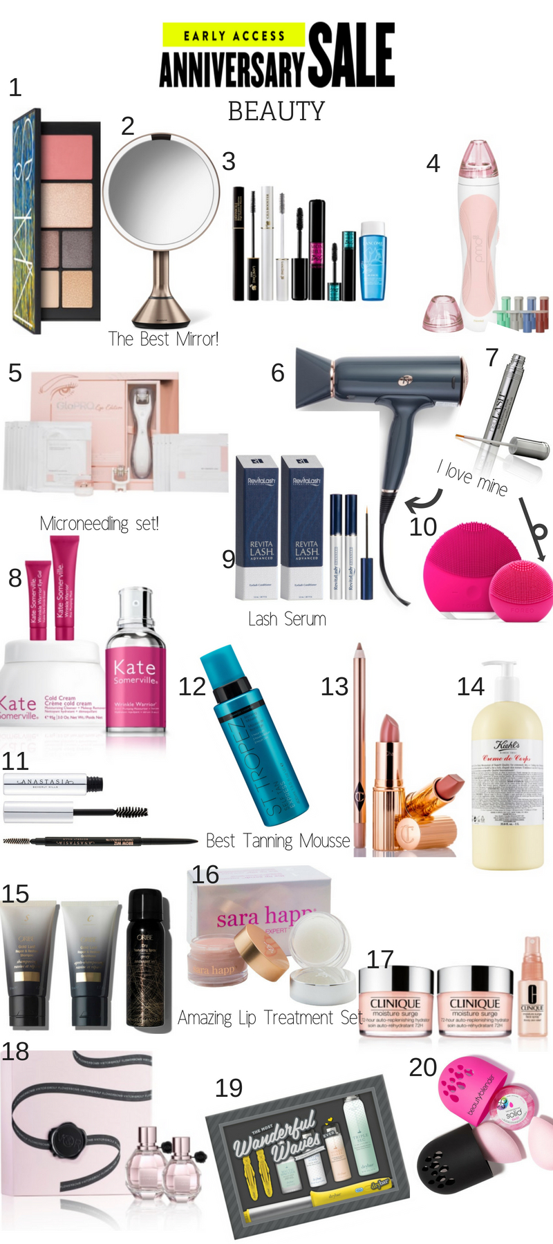 Best Beauty Deals from the Nordstrom Anniversary Sale featured by popular Las Vegas fashion blogger, Outfits & Outings