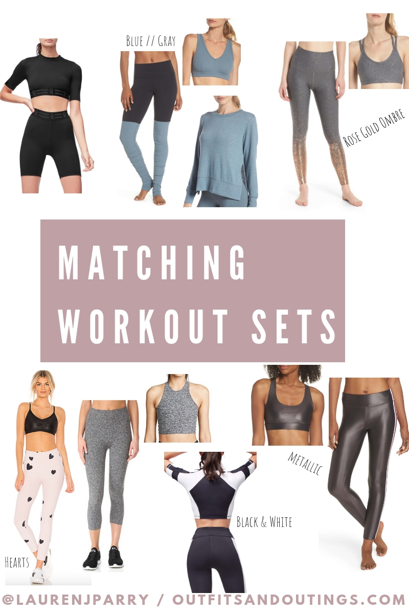 Best Matching Workout Sets featured by top Las Vegas fashion blog, Outfits & Outings