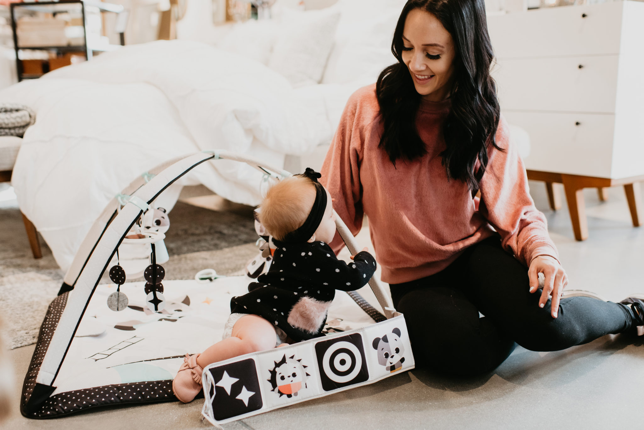 Baby Must Have: Black & White Gymini review featured by top Las Vegas life and style blog, Outfits & Outings