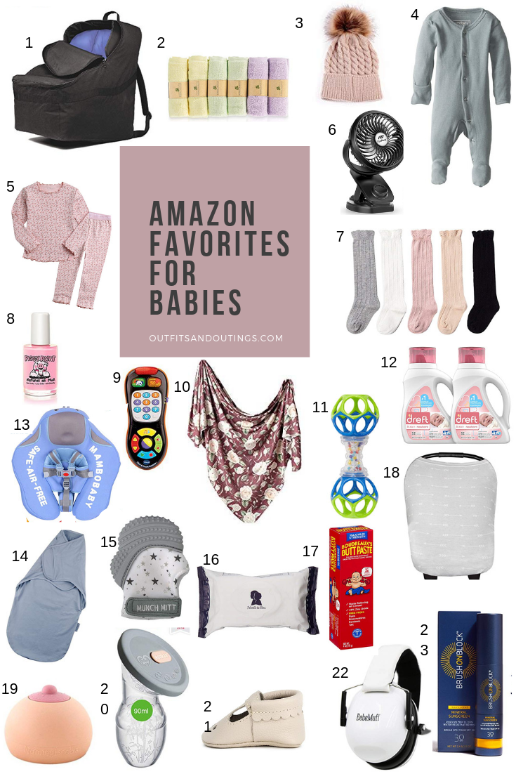 Top 23 Best Baby Products on Amazon featured by top US mommy blog, Outfits & Outings