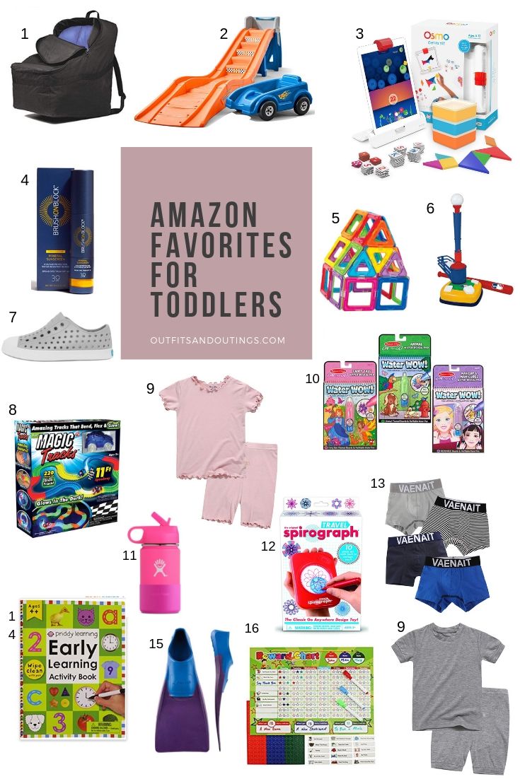 Amazon Favorites: Top 16 Products for Toddlers featured by top US life and style blog, Outfits & Outings