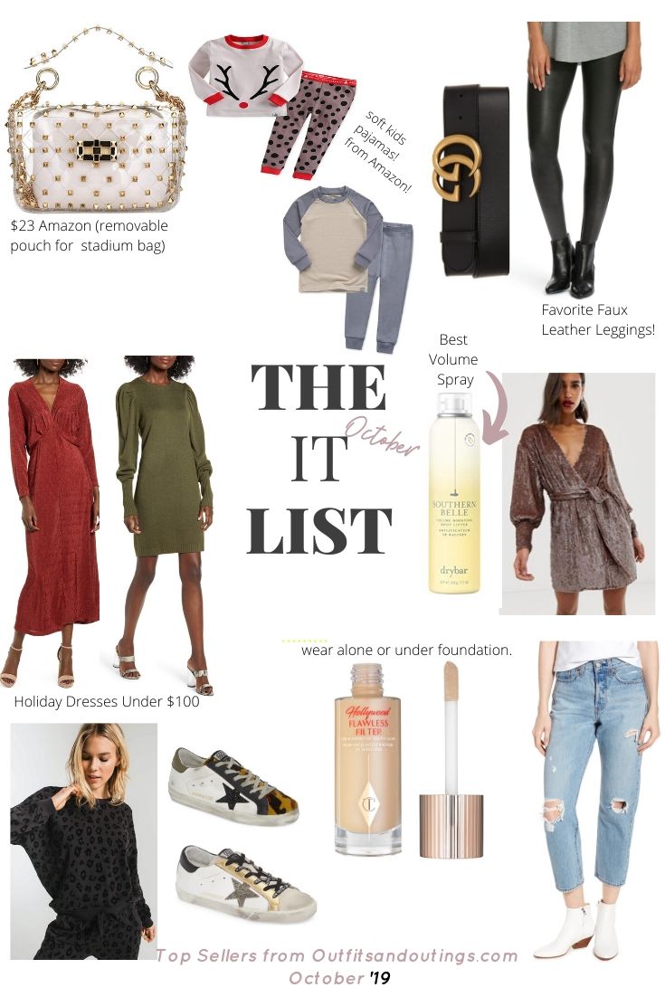 The It List: October Best Sellers | Outfits & Outings