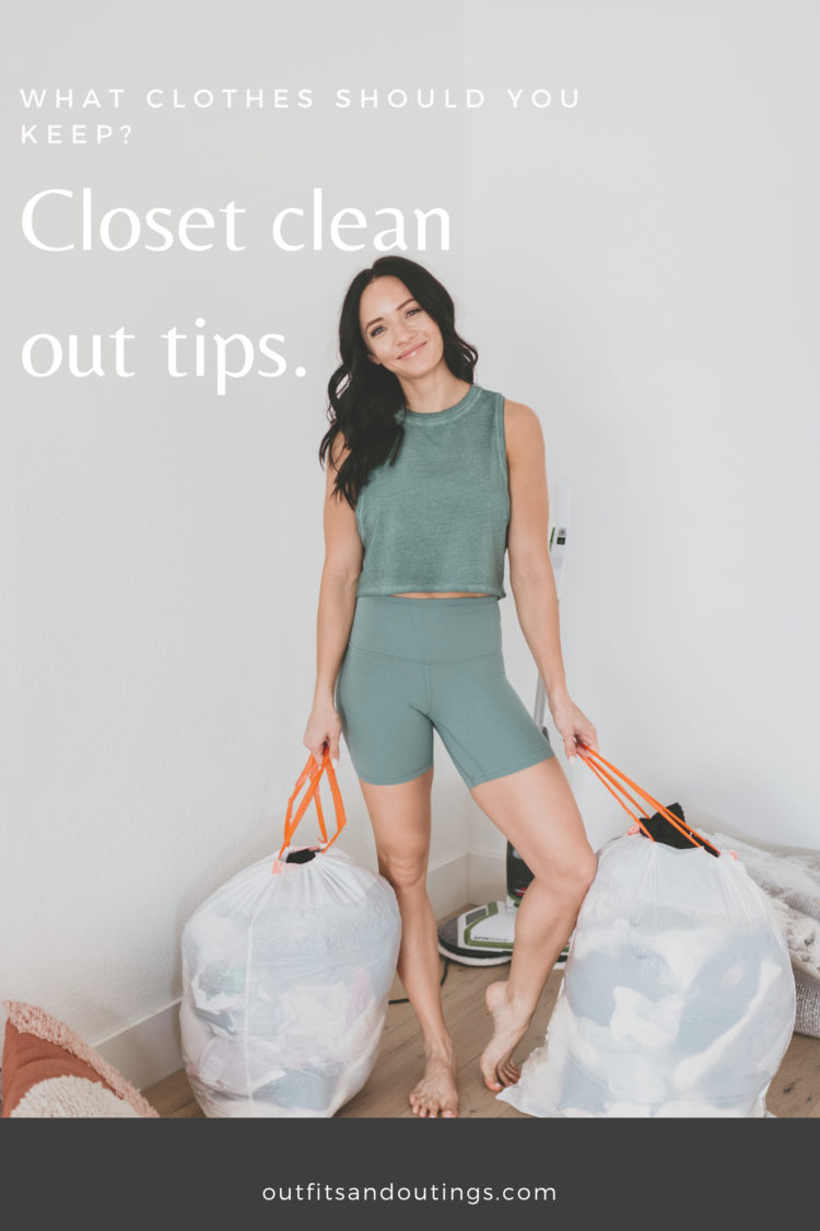 Top 10 Closet Clean Out Tips: How to Decide What Clothes to Keep? Tips featured by top Las Vegas fashion blog, Outfits & Outings.