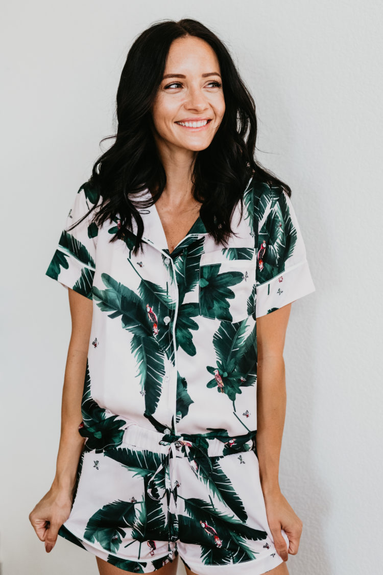 14 CUTE Summer Pajama Sets for Women featured by top Las Vegas fashion blogger, Outfits & Outings.