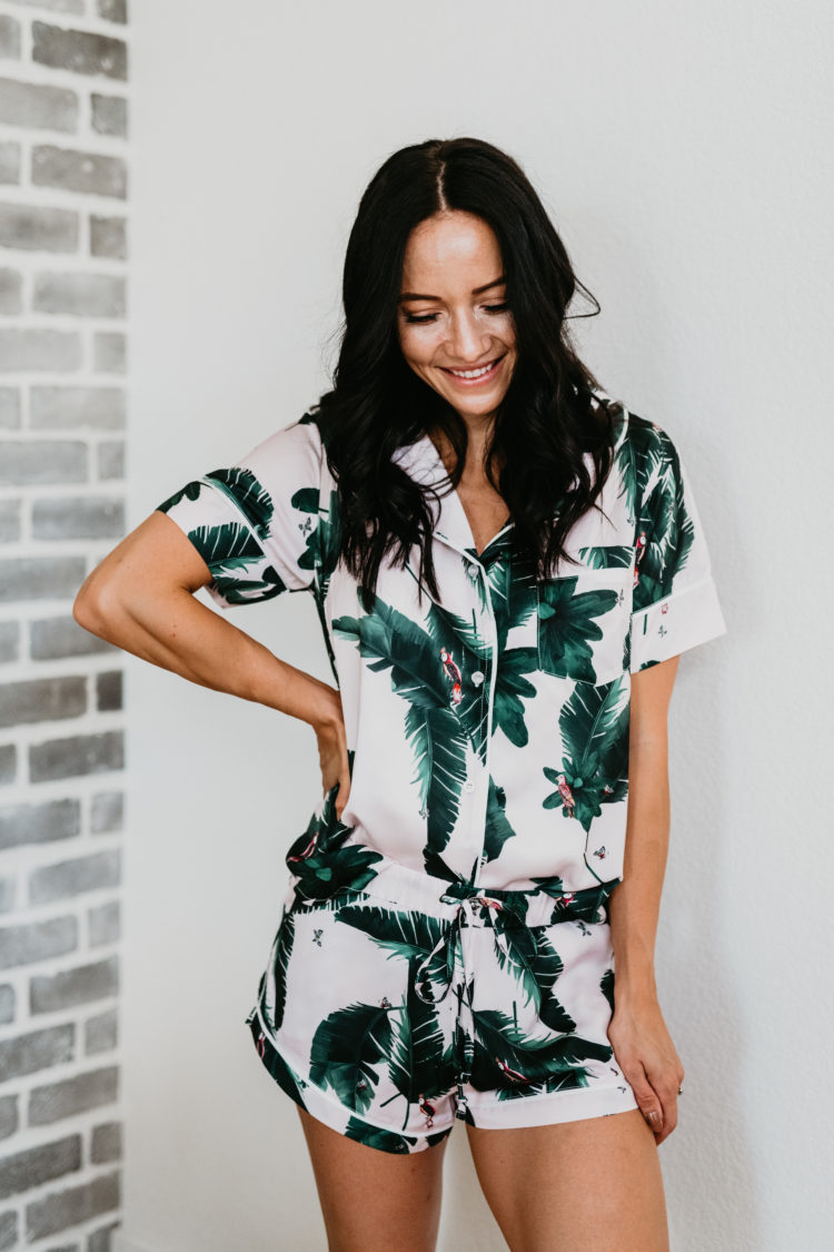 14 CUTE Summer Pajama Sets for Women featured by top Las Vegas fashion blogger, Outfits & Outings.