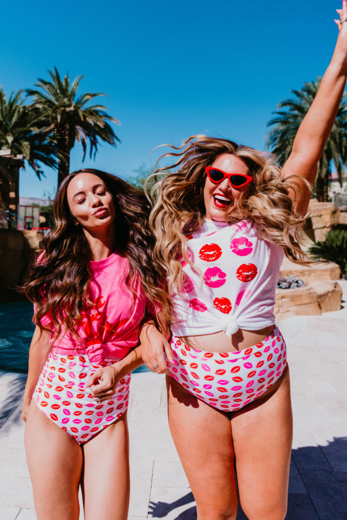 Sassy Red Lipstick x Pink Desert Swimwear Collection | Outfits & Outings