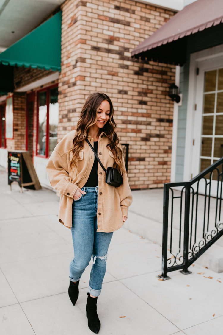 Free People Ruby Jacket styled by top US fashion blogger, Lauren Parry of Outfits & Outings