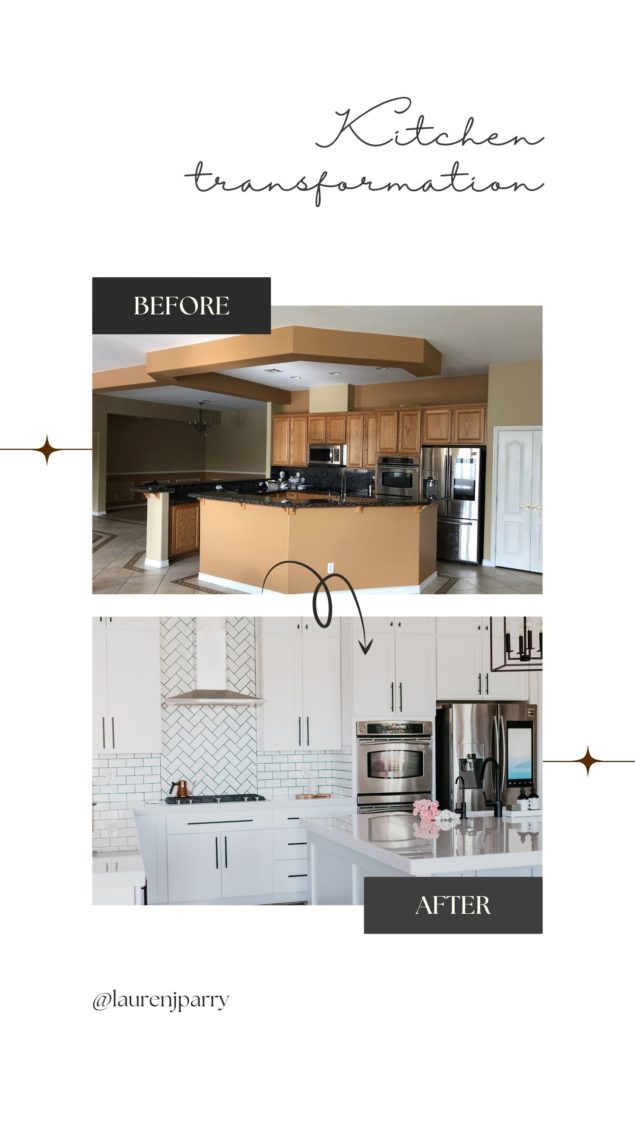 Our Modern Farmhouse Kitchen Remodel Project by top Las Vegas lifestyle blogger, Outfits & Outings